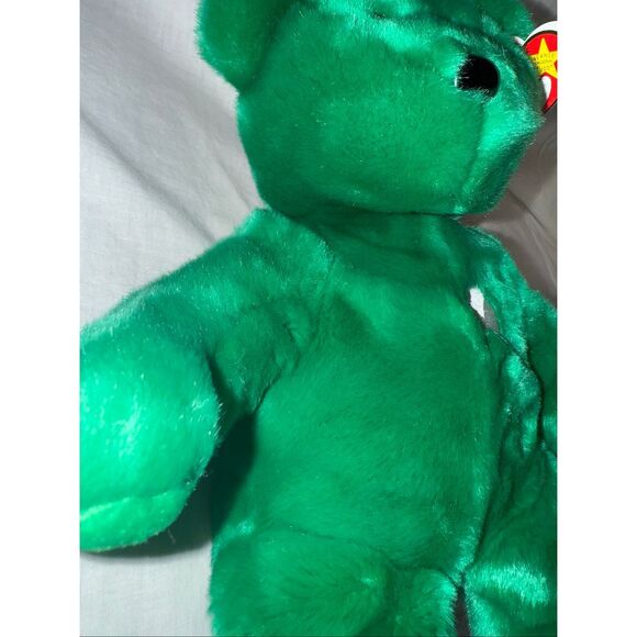 1999 TY Beanie Buddy “Erin” – Emerald Green Shamrock Bear | Mint Condition with - Picture 13 of 16